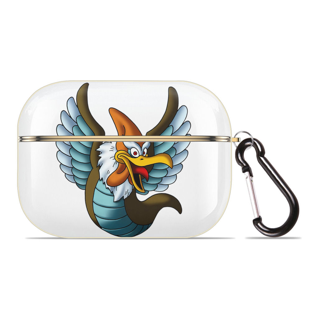 （画像用） ドラゴンクエスト Doragon Kuesuto Dragon Quest 【AirPods Pro用】ハードシェル保護ケース｜耐衝撃・防指紋・カラビナ付き商品仕様