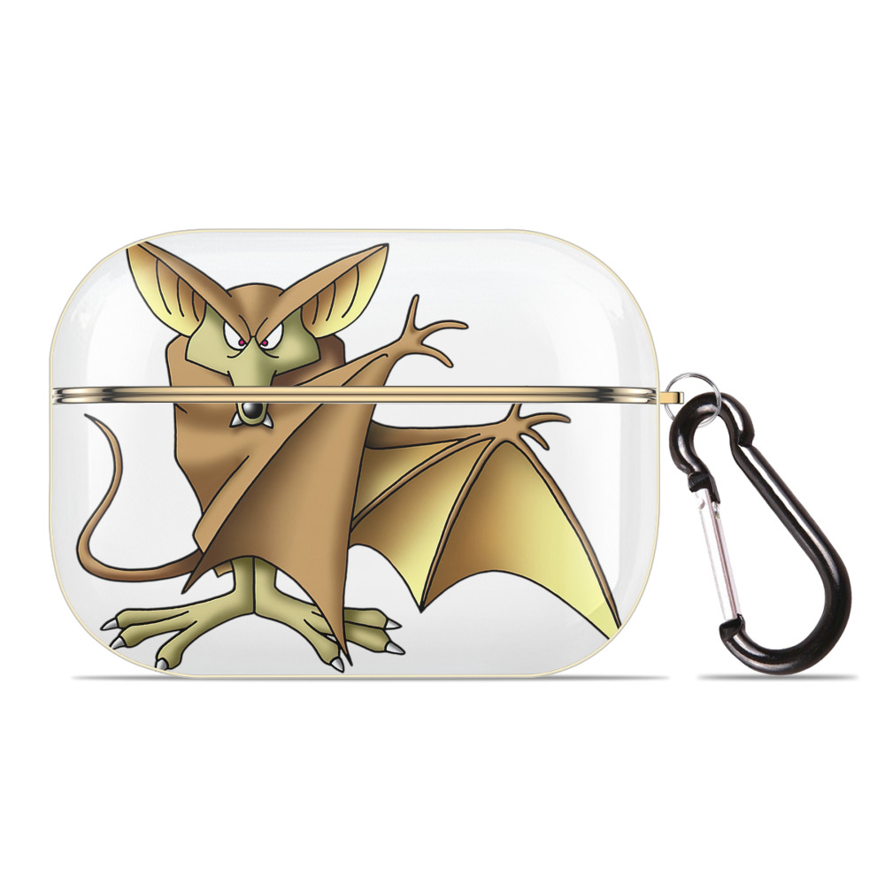 （画像用） ドラゴンクエスト Doragon Kuesuto Dragon Quest 【AirPods Pro用】ハードシェル保護ケース｜耐衝撃・防指紋・カラビナ付き商品仕様