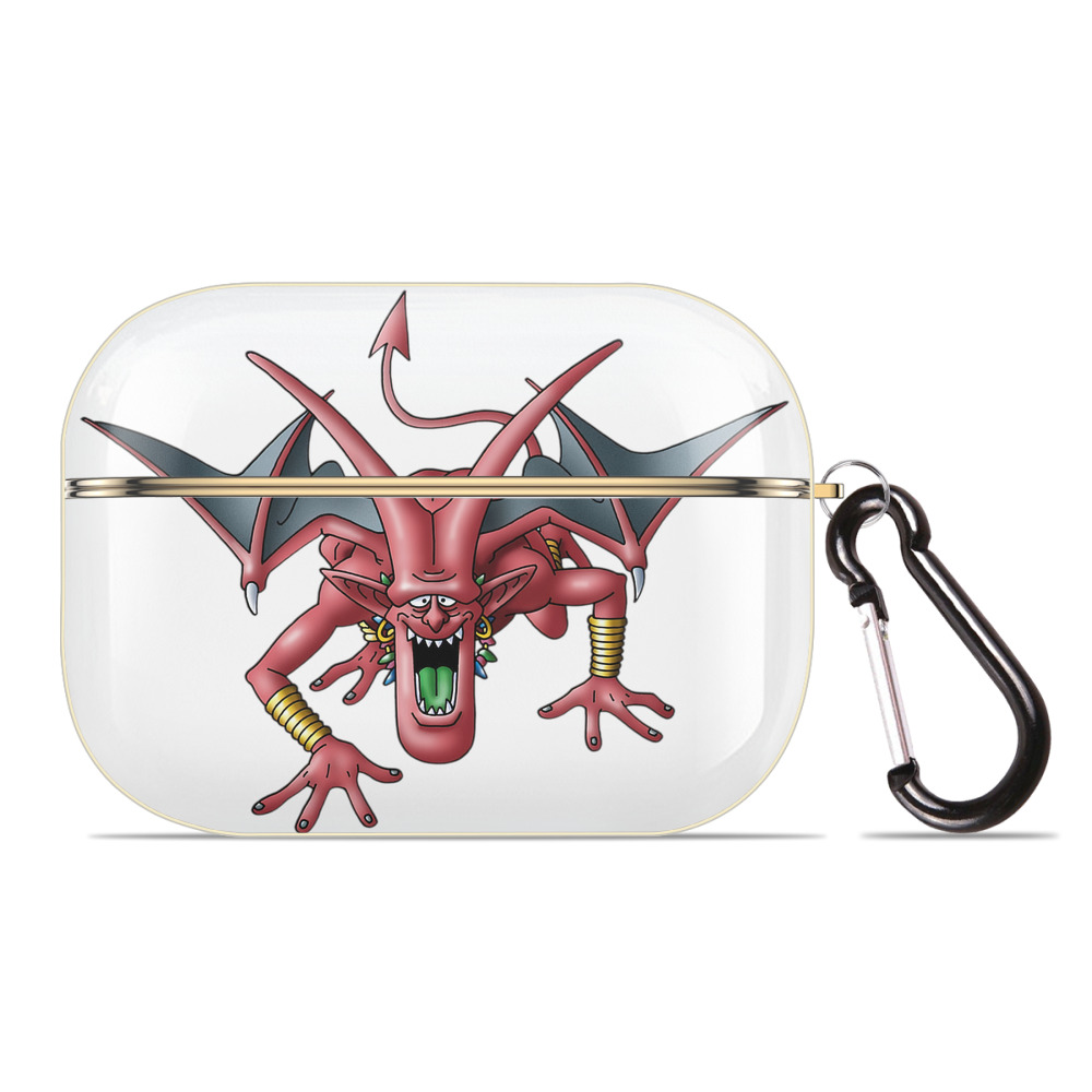 （画像用） ドラゴンクエスト Doragon Kuesuto Dragon Quest 【AirPods Pro用】ハードシェル保護ケース｜耐衝撃・防指紋・カラビナ付き商品仕様