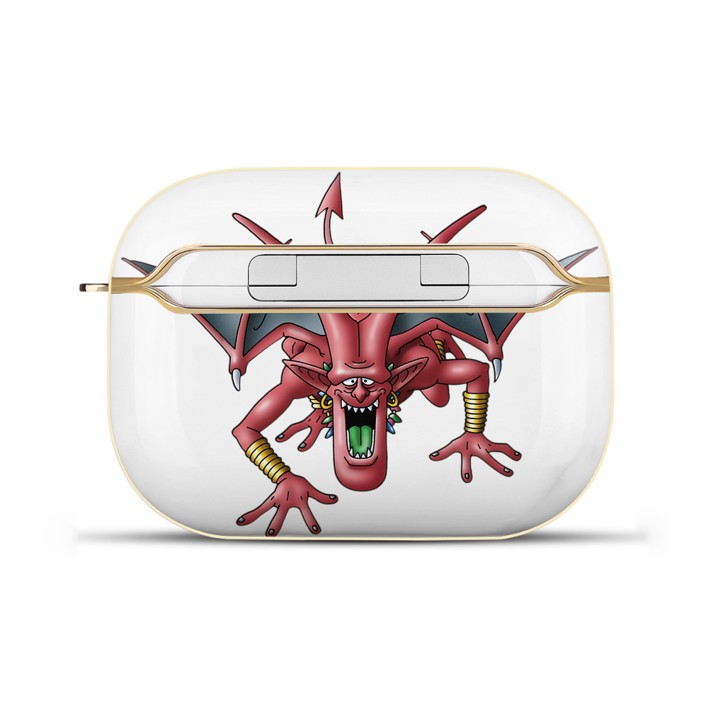 （画像用） ドラゴンクエスト Doragon Kuesuto Dragon Quest 【AirPods Pro用】ハードシェル保護ケース｜耐衝撃・防指紋・カラビナ付き商品仕様
