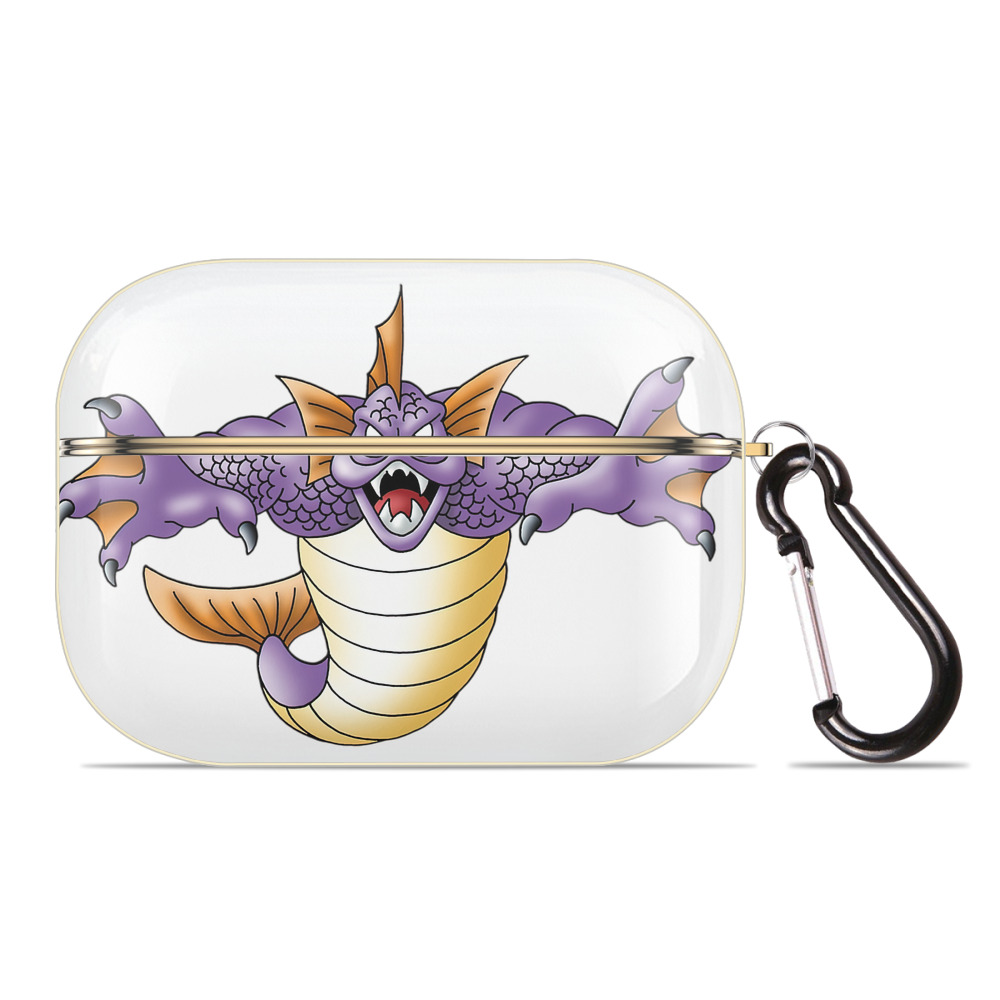（画像用） ドラゴンクエスト Doragon Kuesuto Dragon Quest 【AirPods Pro用】ハードシェル保護ケース｜耐衝撃・防指紋・カラビナ付き商品仕様