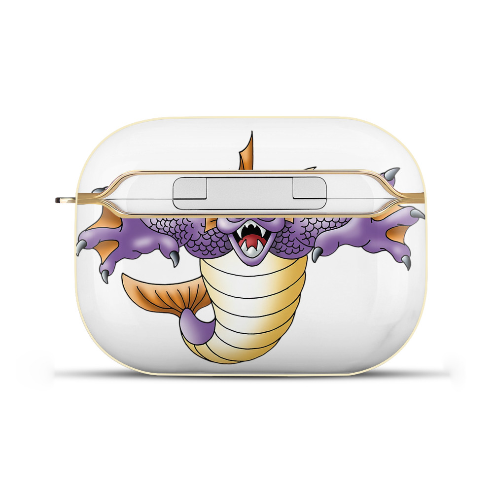 （画像用） ドラゴンクエスト Doragon Kuesuto Dragon Quest 【AirPods Pro用】ハードシェル保護ケース｜耐衝撃・防指紋・カラビナ付き商品仕様