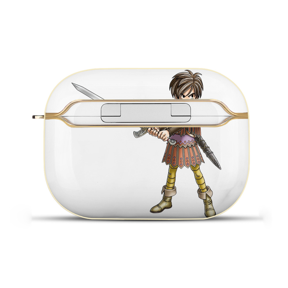 （画像用） ドラゴンクエスト Doragon Kuesuto Dragon Quest 【AirPods Pro用】ハードシェル保護ケース｜耐衝撃・防指紋・カラビナ付き商品仕様