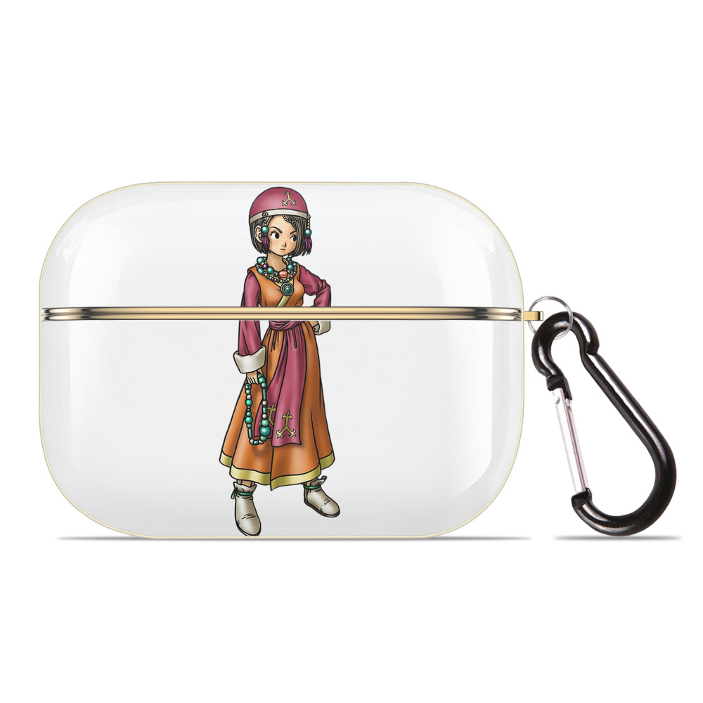 （画像用） ドラゴンクエスト Doragon Kuesuto Dragon Quest 【AirPods Pro用】ハードシェル保護ケース｜耐衝撃・防指紋・カラビナ付き商品仕様
