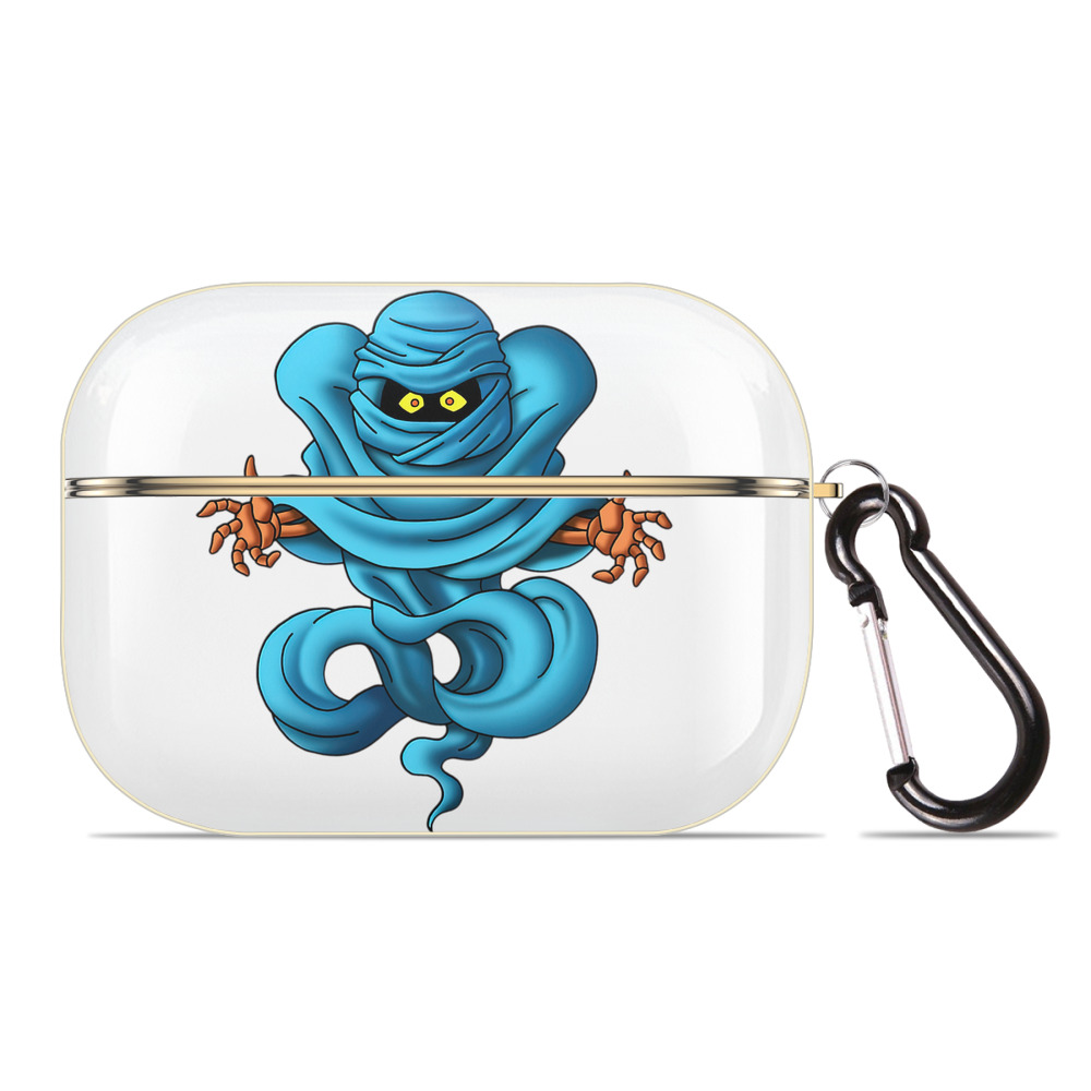 （画像用） ドラゴンクエスト Doragon Kuesuto Dragon Quest 【AirPods Pro用】ハードシェル保護ケース｜耐衝撃・防指紋・カラビナ付き商品仕様