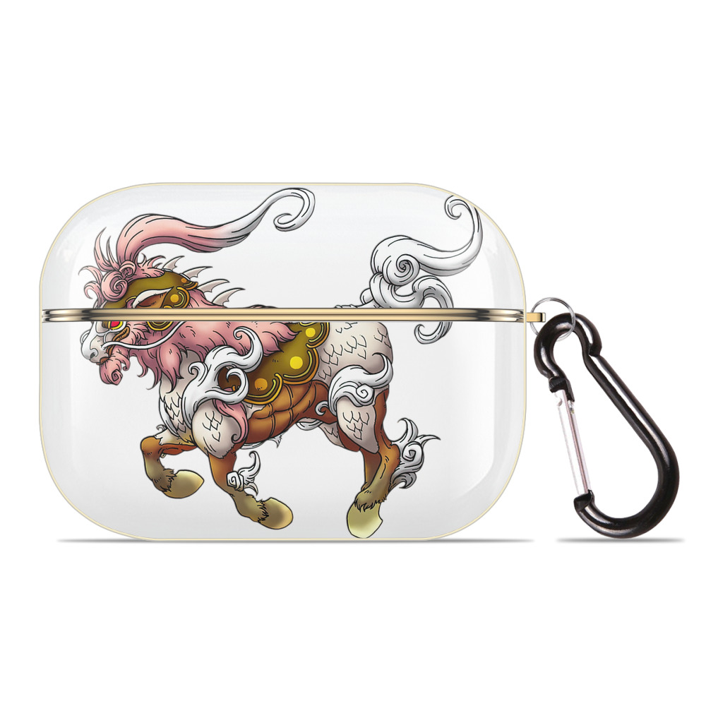 （画像用） ドラゴンクエスト Doragon Kuesuto Dragon Quest 【AirPods Pro用】ハードシェル保護ケース｜耐衝撃・防指紋・カラビナ付き商品仕様