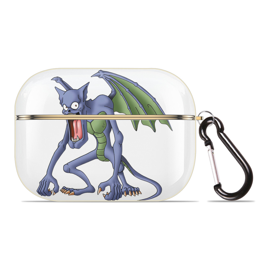 （画像用） ドラゴンクエスト Doragon Kuesuto Dragon Quest 【AirPods Pro用】ハードシェル保護ケース｜耐衝撃・防指紋・カラビナ付き商品仕様