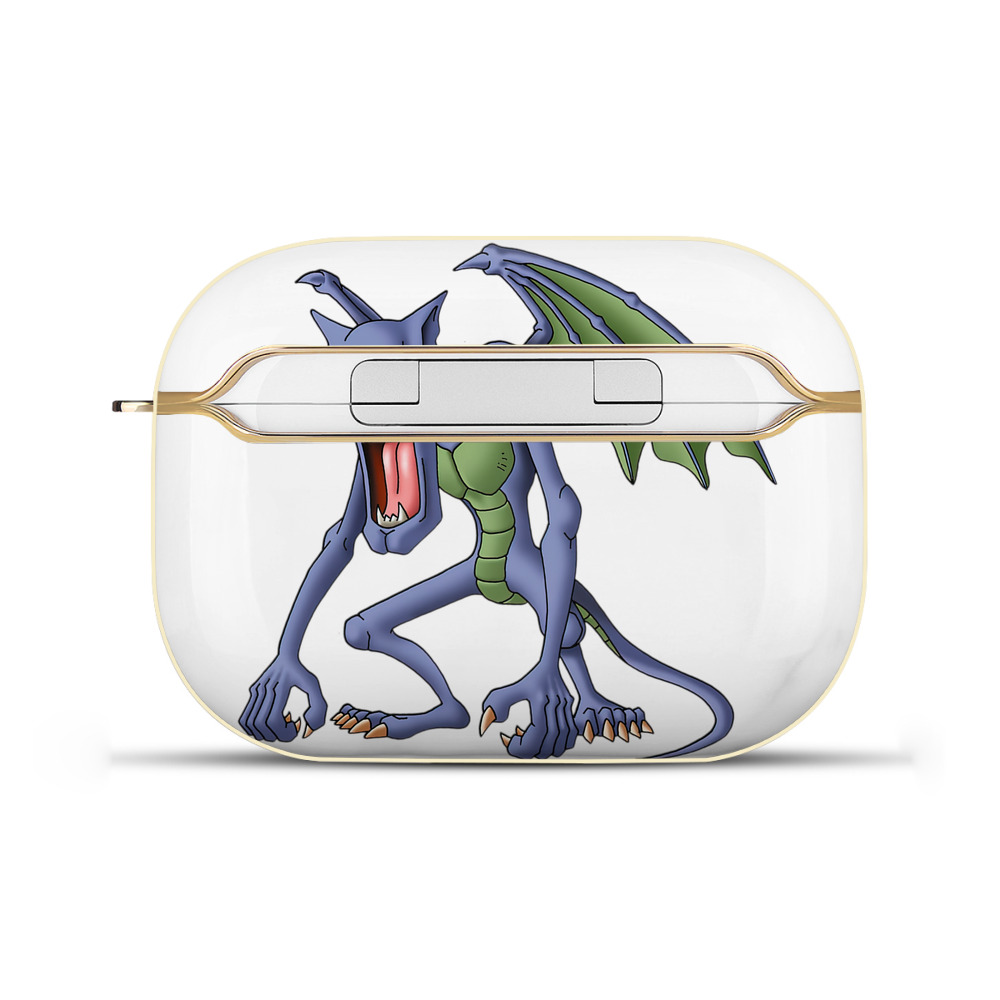 （画像用） ドラゴンクエスト Doragon Kuesuto Dragon Quest 【AirPods Pro用】ハードシェル保護ケース｜耐衝撃・防指紋・カラビナ付き商品仕様
