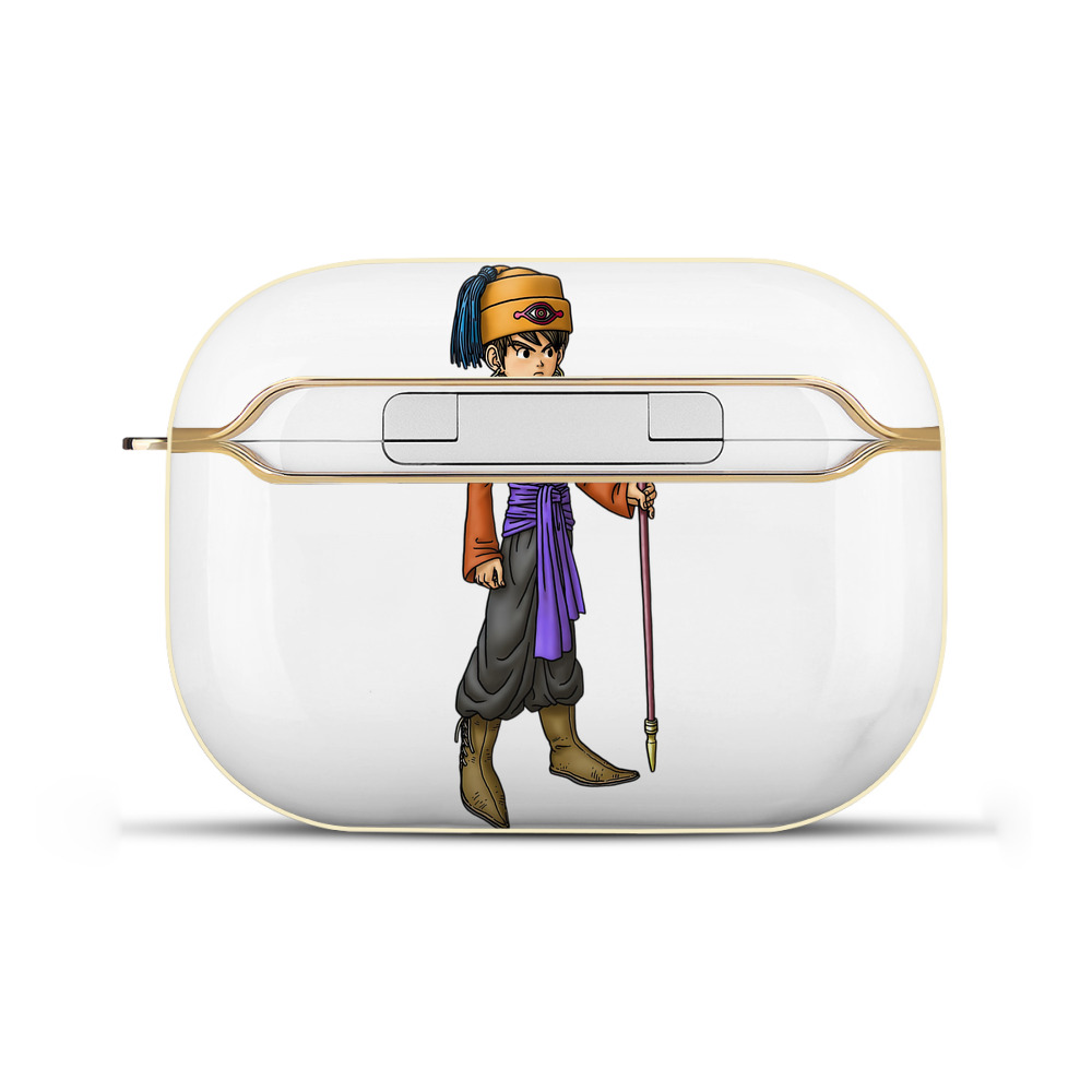 （画像用） ドラゴンクエスト Doragon Kuesuto Dragon Quest 【AirPods Pro用】ハードシェル保護ケース｜耐衝撃・防指紋・カラビナ付き商品仕様