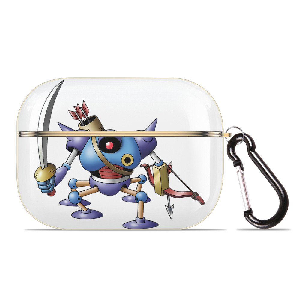 （画像用） ドラゴンクエスト Doragon Kuesuto Dragon Quest 【AirPods Pro用】ハードシェル保護ケース｜耐衝撃・防指紋・カラビナ付き商品仕様
