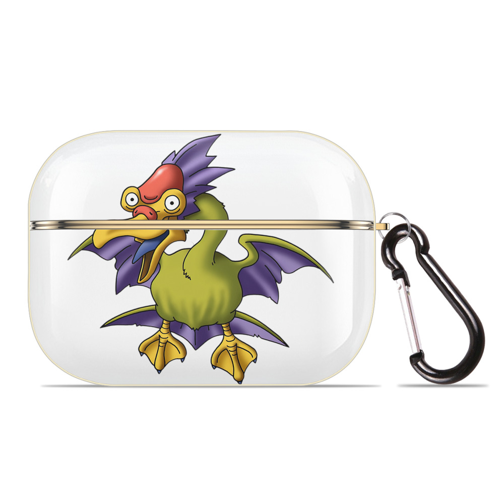 （画像用） ドラゴンクエスト Doragon Kuesuto Dragon Quest 【AirPods Pro用】ハードシェル保護ケース｜耐衝撃・防指紋・カラビナ付き商品仕様