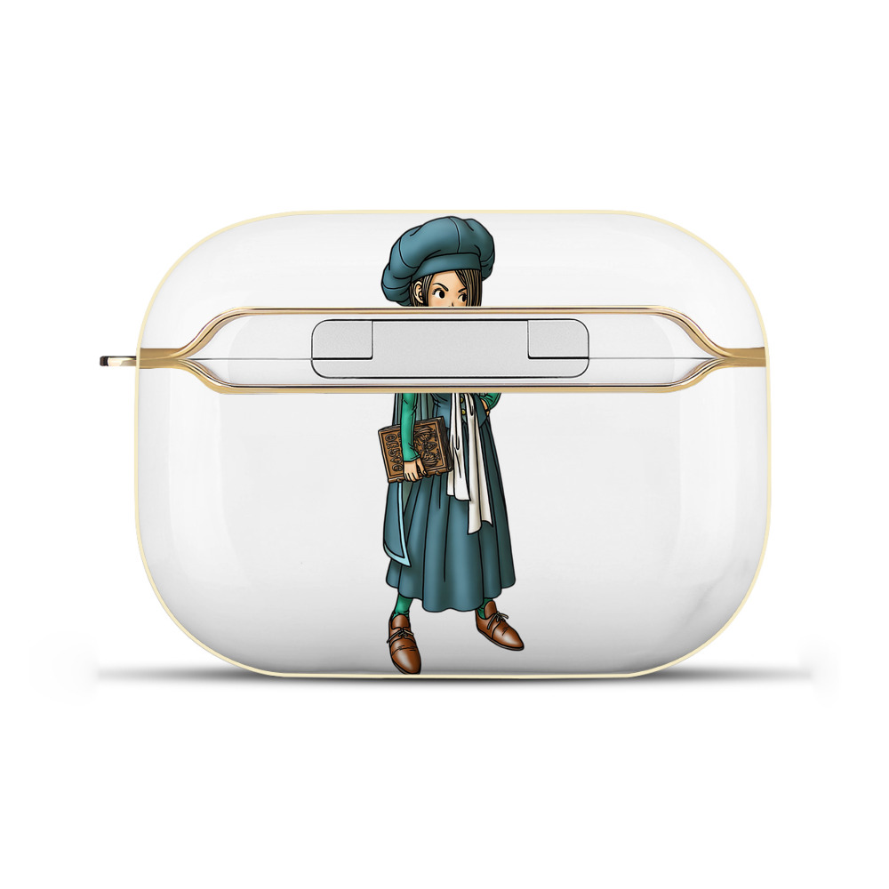 （画像用） ドラゴンクエスト Doragon Kuesuto Dragon Quest 【AirPods Pro用】ハードシェル保護ケース｜耐衝撃・防指紋・カラビナ付き商品仕様