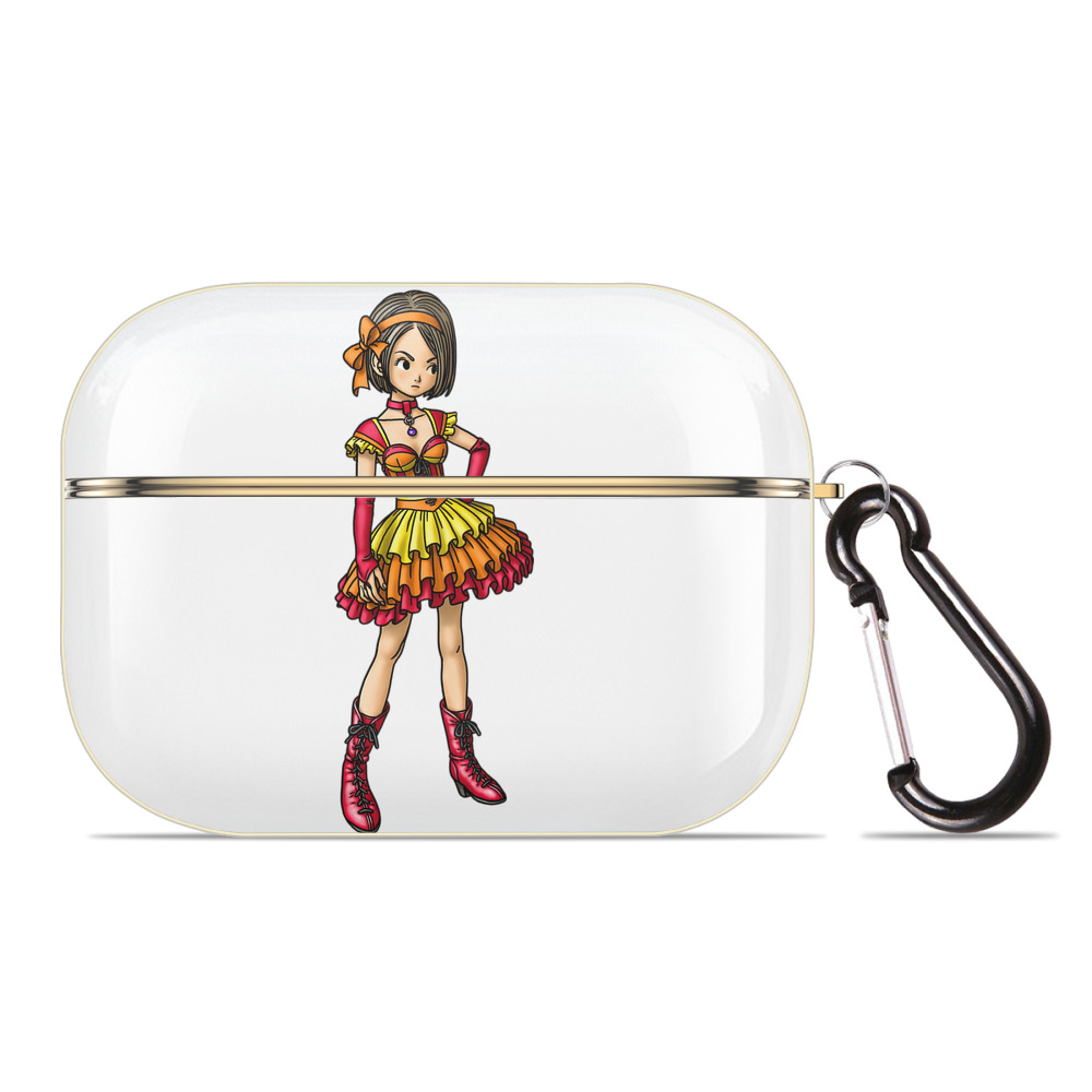（画像用） ドラゴンクエスト Doragon Kuesuto Dragon Quest 【AirPods Pro用】ハードシェル保護ケース｜耐衝撃・防指紋・カラビナ付き商品仕様
