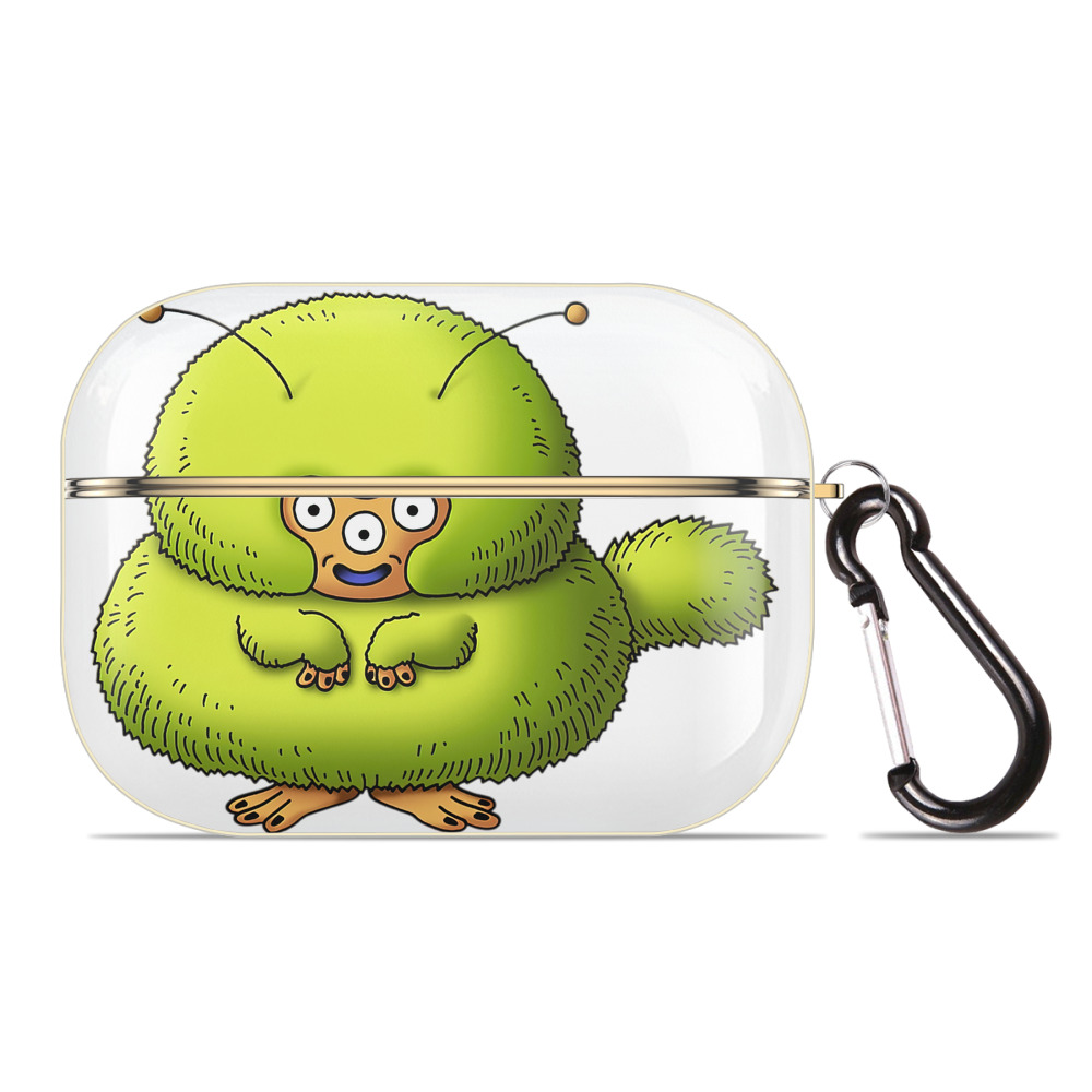 （画像用） ドラゴンクエスト Doragon Kuesuto Dragon Quest 【AirPods Pro用】ハードシェル保護ケース｜耐衝撃・防指紋・カラビナ付き商品仕様