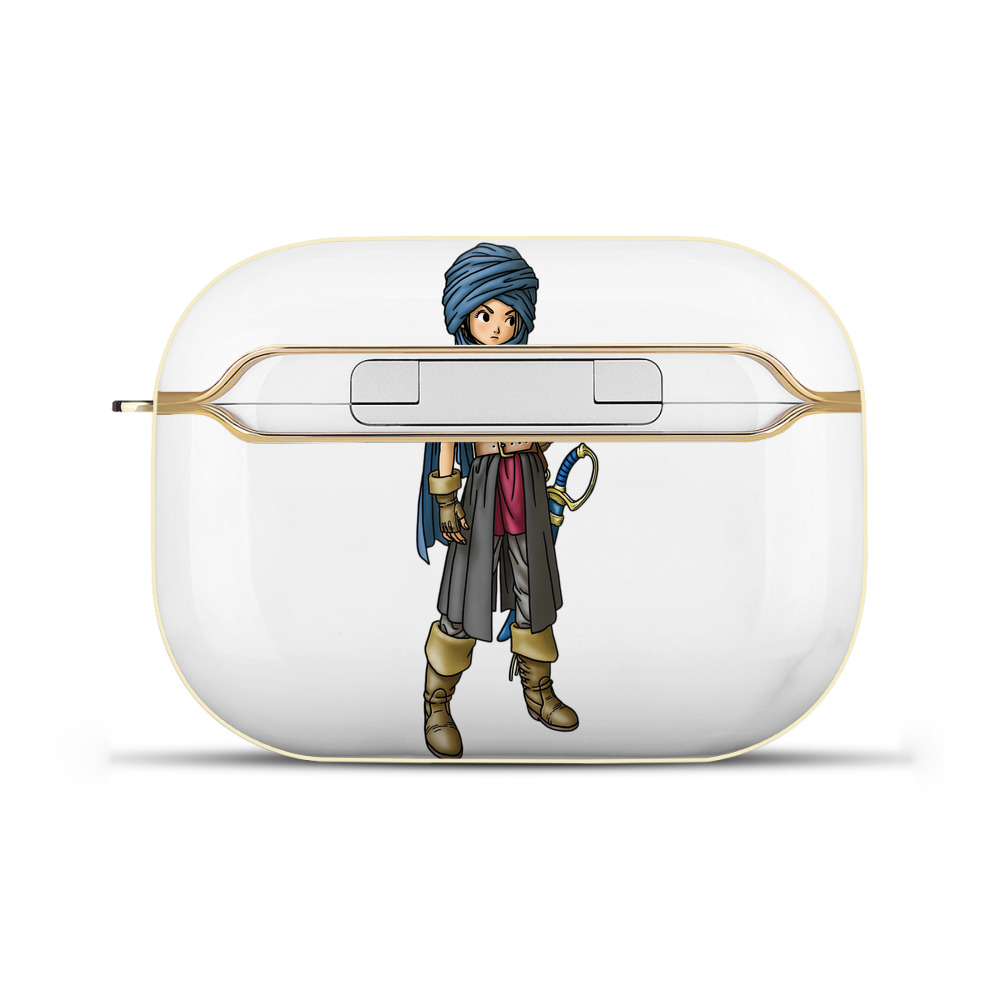 （画像用） ドラゴンクエスト Doragon Kuesuto Dragon Quest 【AirPods Pro用】ハードシェル保護ケース｜耐衝撃・防指紋・カラビナ付き商品仕様