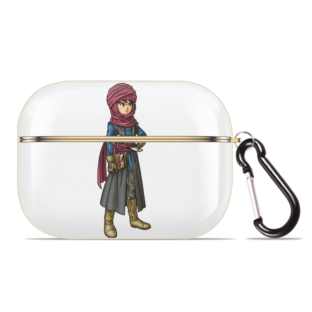 （画像用） ドラゴンクエスト Doragon Kuesuto Dragon Quest 【AirPods Pro用】ハードシェル保護ケース｜耐衝撃・防指紋・カラビナ付き商品仕様