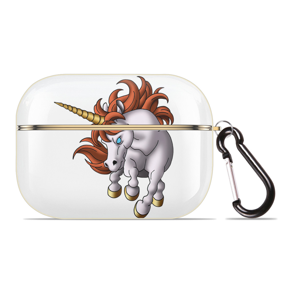 （画像用） ドラゴンクエスト Doragon Kuesuto Dragon Quest 【AirPods Pro用】ハードシェル保護ケース｜耐衝撃・防指紋・カラビナ付き商品仕様