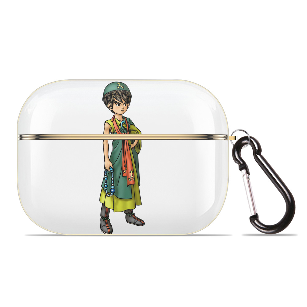 （画像用） ドラゴンクエスト Doragon Kuesuto Dragon Quest 【AirPods Pro用】ハードシェル保護ケース｜耐衝撃・防指紋・カラビナ付き商品仕様