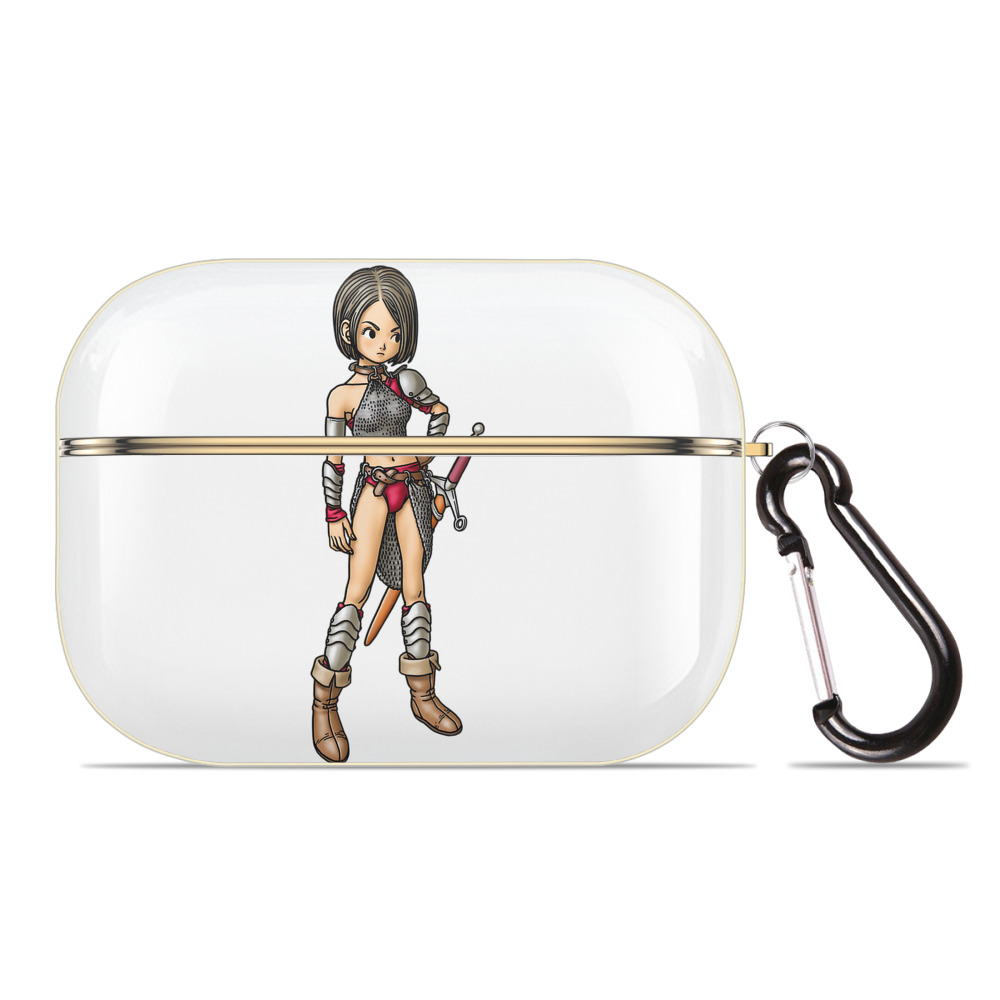 （画像用） ドラゴンクエスト Doragon Kuesuto Dragon Quest 【AirPods Pro用】ハードシェル保護ケース｜耐衝撃・防指紋・カラビナ付き商品仕様