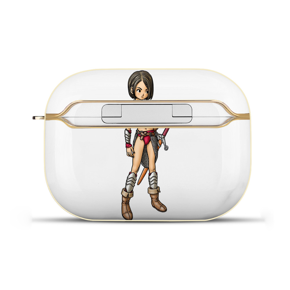 （画像用） ドラゴンクエスト Doragon Kuesuto Dragon Quest 【AirPods Pro用】ハードシェル保護ケース｜耐衝撃・防指紋・カラビナ付き商品仕様