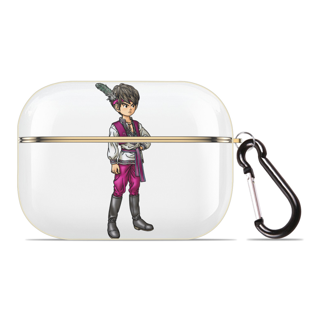 （画像用） ドラゴンクエスト Doragon Kuesuto Dragon Quest 【AirPods Pro用】ハードシェル保護ケース｜耐衝撃・防指紋・カラビナ付き商品仕様