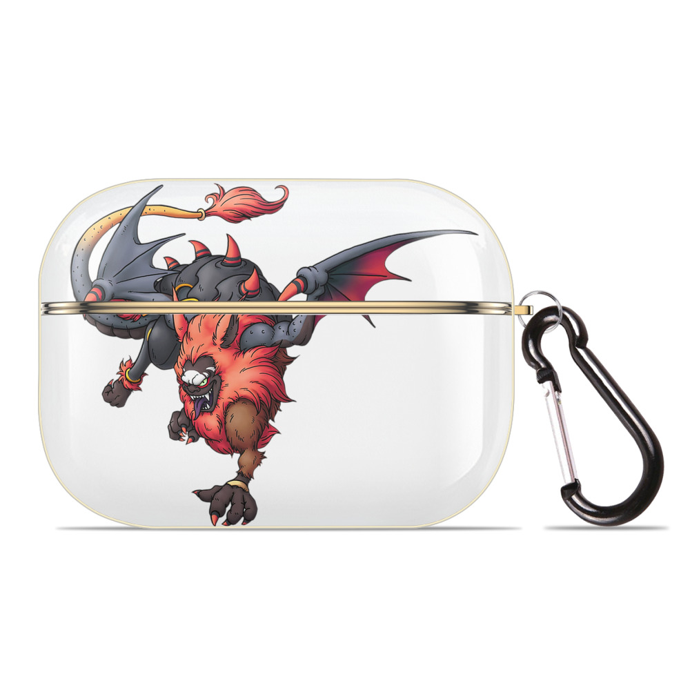 （画像用） ドラゴンクエスト Doragon Kuesuto Dragon Quest 【AirPods Pro用】ハードシェル保護ケース｜耐衝撃・防指紋・カラビナ付き商品仕様