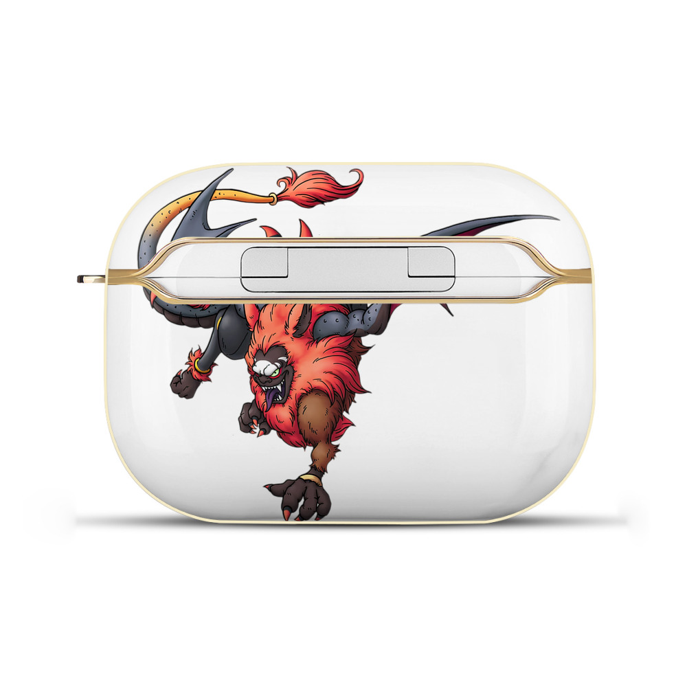 （画像用） ドラゴンクエスト Doragon Kuesuto Dragon Quest 【AirPods Pro用】ハードシェル保護ケース｜耐衝撃・防指紋・カラビナ付き商品仕様