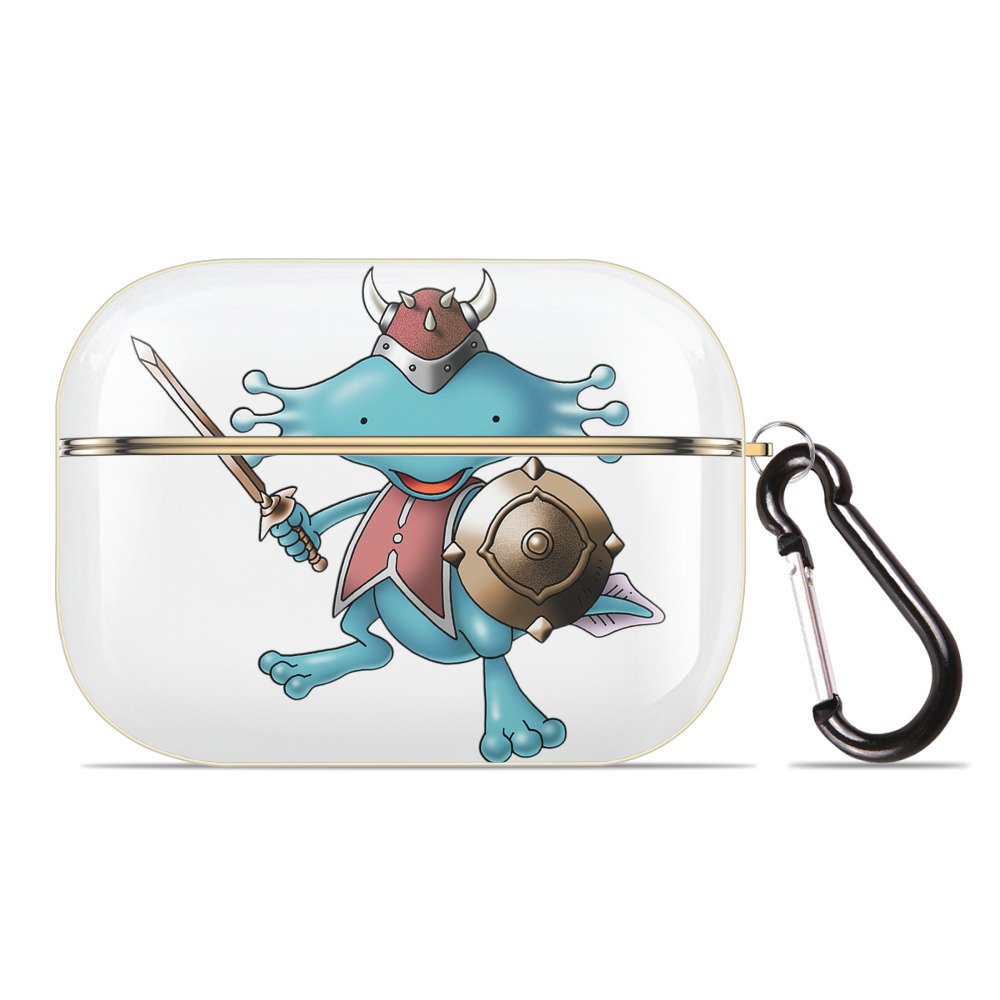 （画像用） ドラゴンクエスト Doragon Kuesuto Dragon Quest 【AirPods Pro用】ハードシェル保護ケース｜耐衝撃・防指紋・カラビナ付き商品仕様