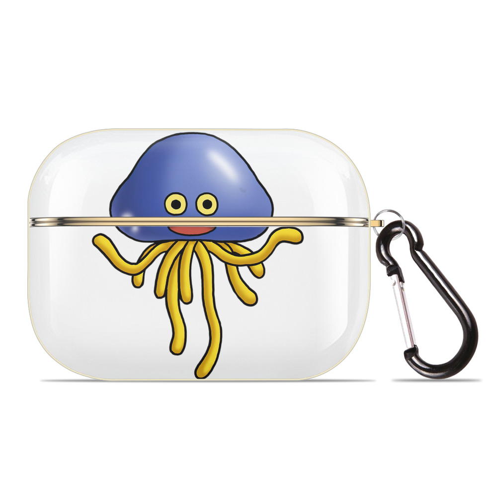 （画像用） ドラゴンクエスト Doragon Kuesuto Dragon Quest 【AirPods Pro用】ハードシェル保護ケース｜耐衝撃・防指紋・カラビナ付き商品仕様