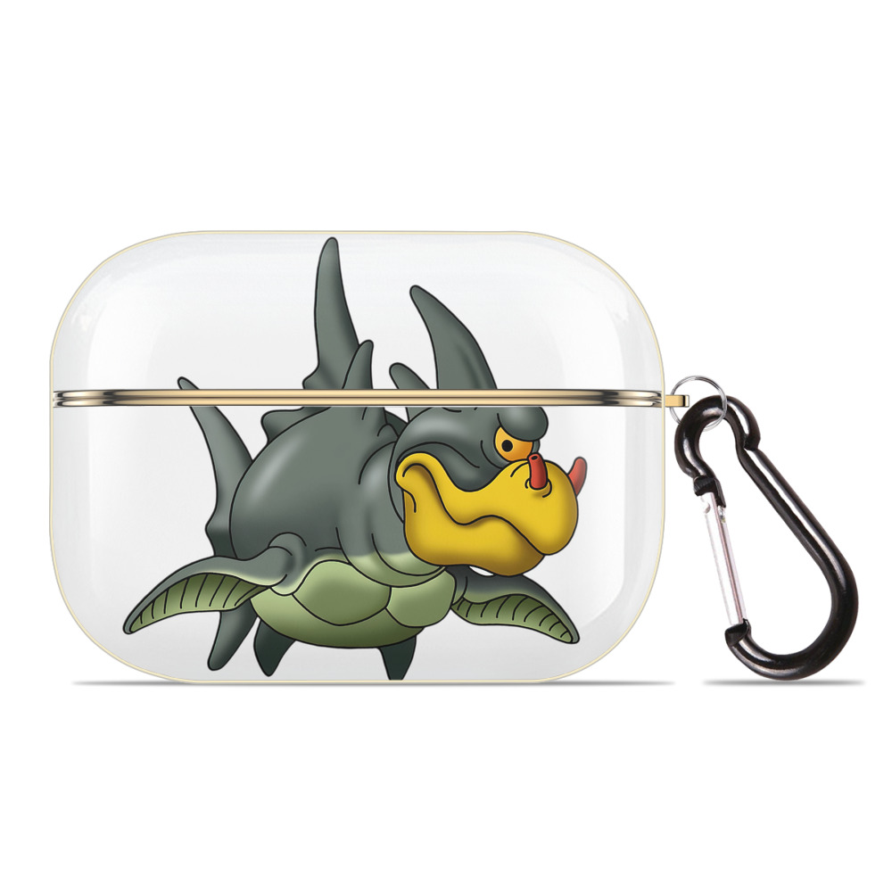 （画像用） ドラゴンクエスト Doragon Kuesuto Dragon Quest 【AirPods Pro用】ハードシェル保護ケース｜耐衝撃・防指紋・カラビナ付き商品仕様
