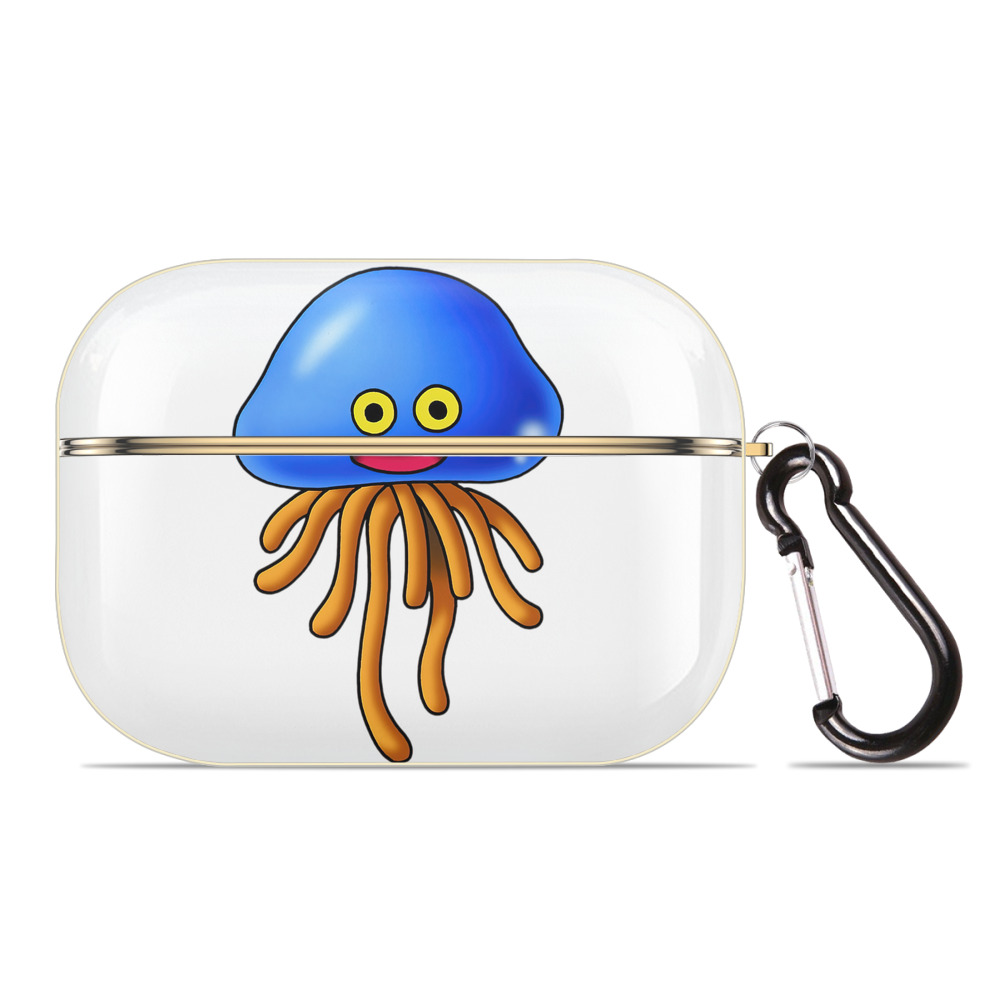（画像用） ドラゴンクエスト Doragon Kuesuto Dragon Quest 【AirPods Pro用】ハードシェル保護ケース｜耐衝撃・防指紋・カラビナ付き商品仕様