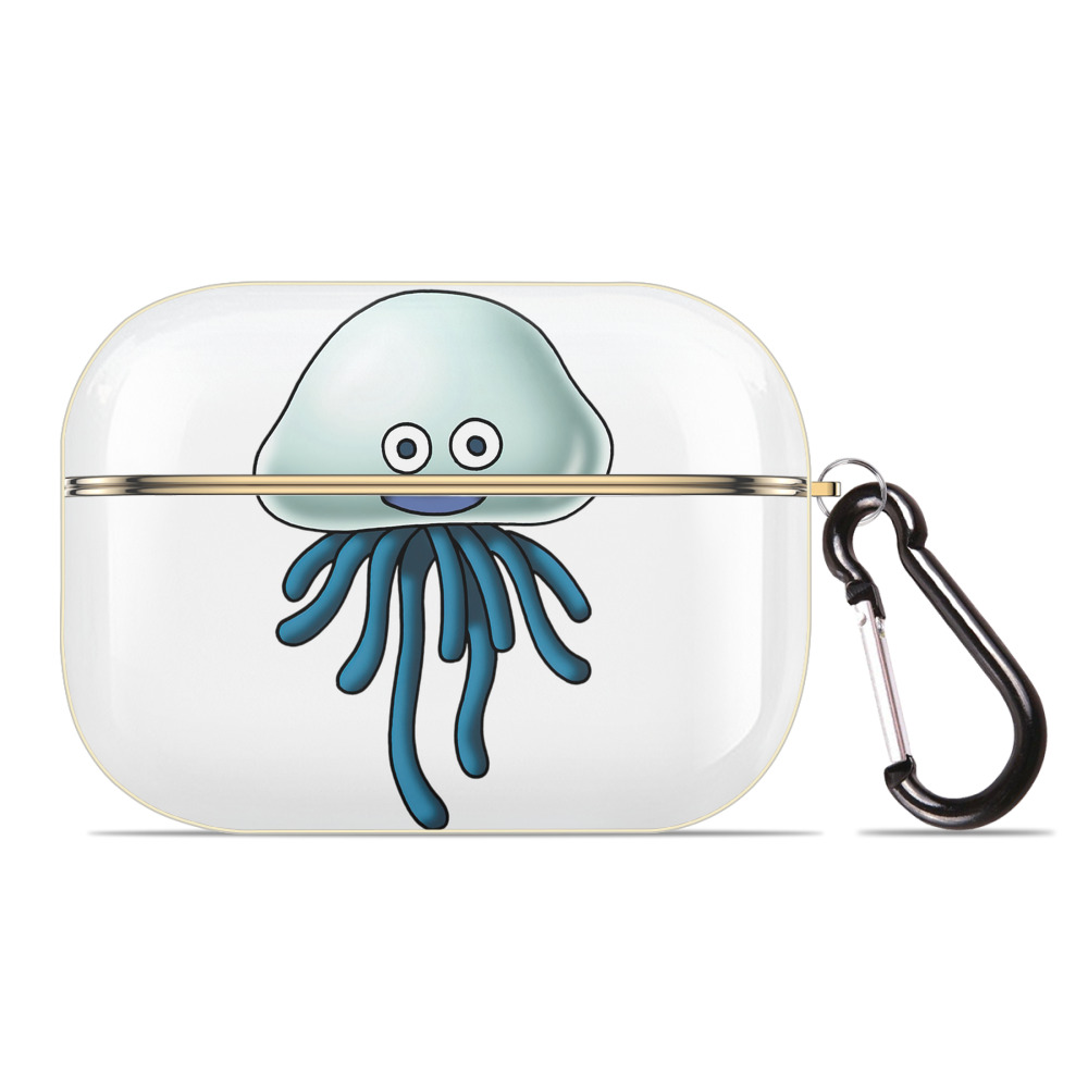 （画像用） ドラゴンクエスト Doragon Kuesuto Dragon Quest 【AirPods Pro用】ハードシェル保護ケース｜耐衝撃・防指紋・カラビナ付き商品仕様