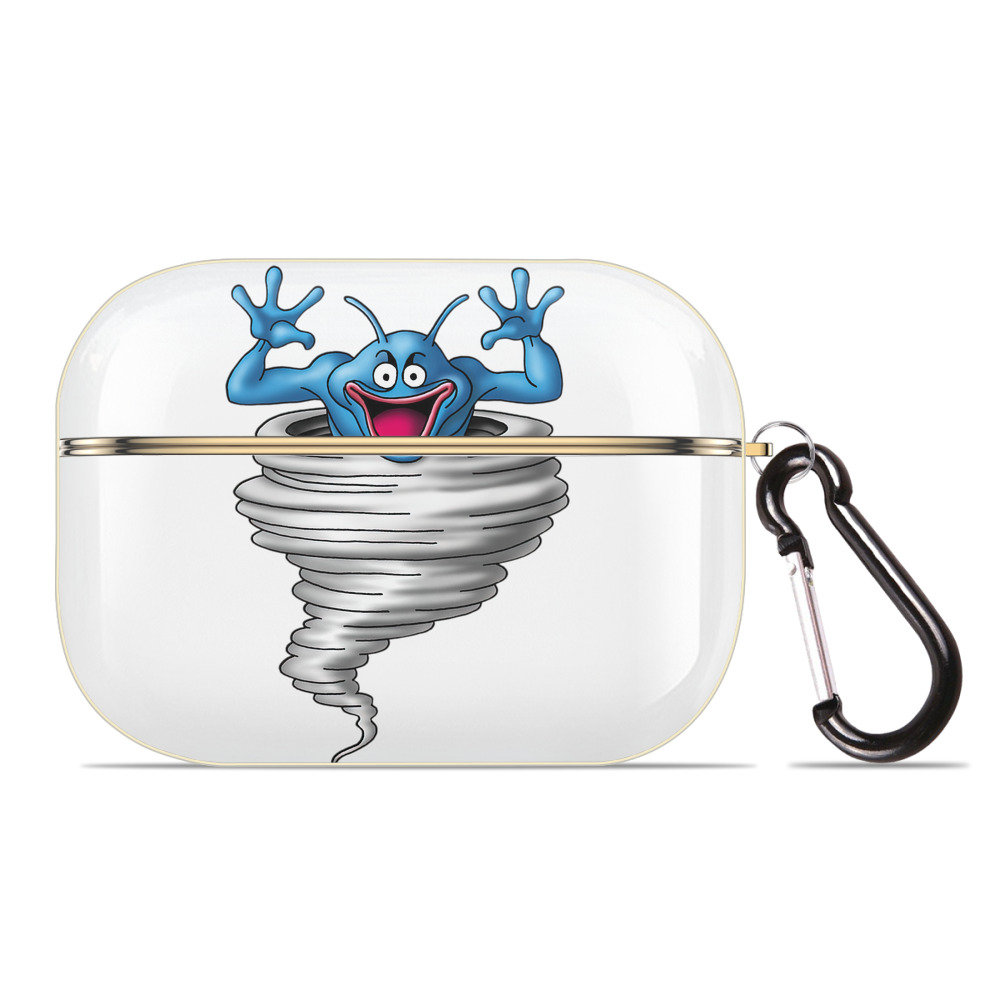 （画像用） ドラゴンクエスト Doragon Kuesuto Dragon Quest 【AirPods Pro用】ハードシェル保護ケース｜耐衝撃・防指紋・カラビナ付き商品仕様