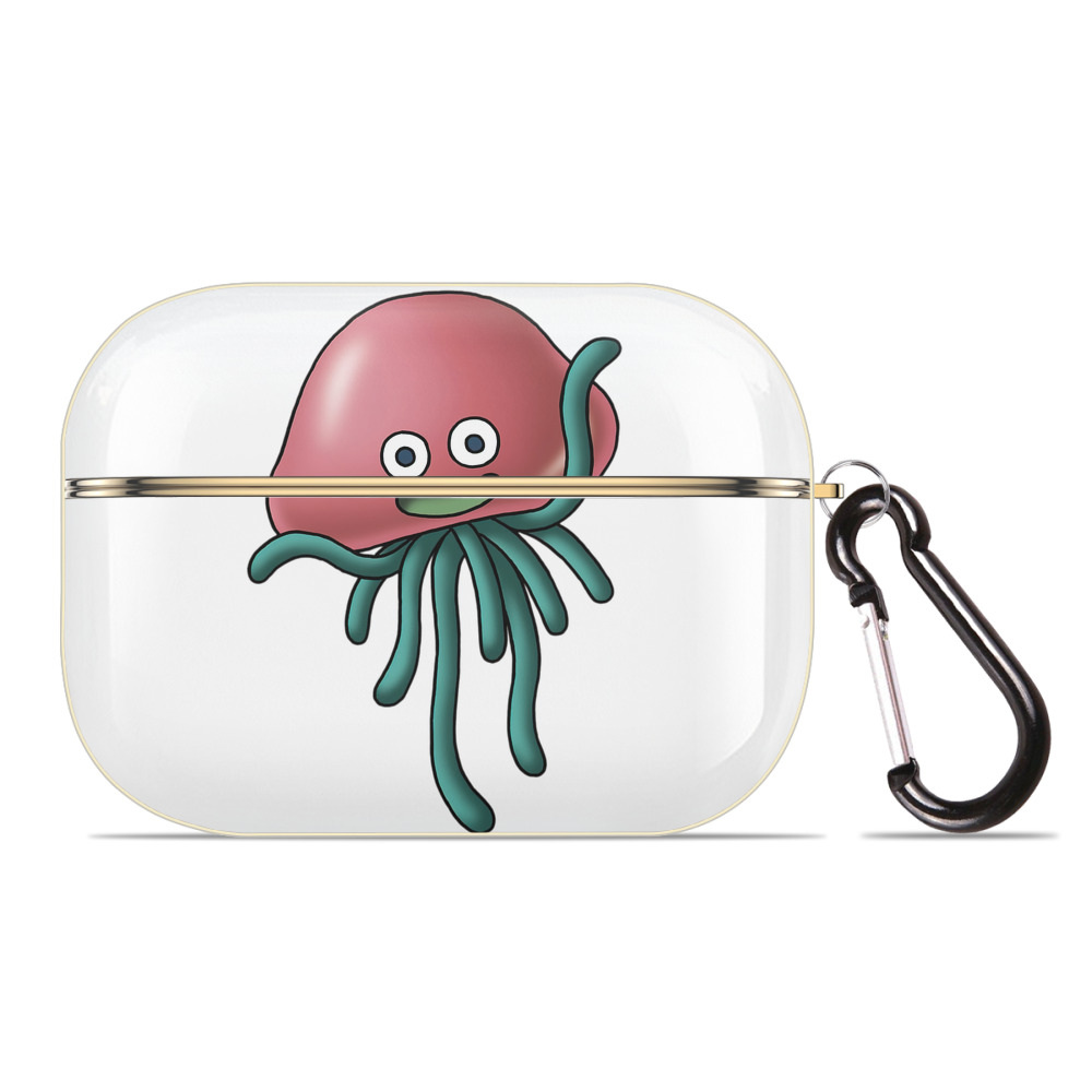 （画像用） ドラゴンクエスト Doragon Kuesuto Dragon Quest 【AirPods Pro用】ハードシェル保護ケース｜耐衝撃・防指紋・カラビナ付き商品仕様