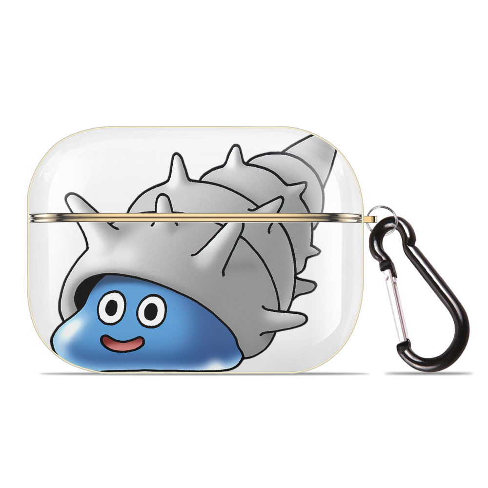 （画像用） ドラゴンクエスト Doragon Kuesuto Dragon Quest 【AirPods Pro用】ハードシェル保護ケース｜耐衝撃・防指紋・カラビナ付き商品仕様