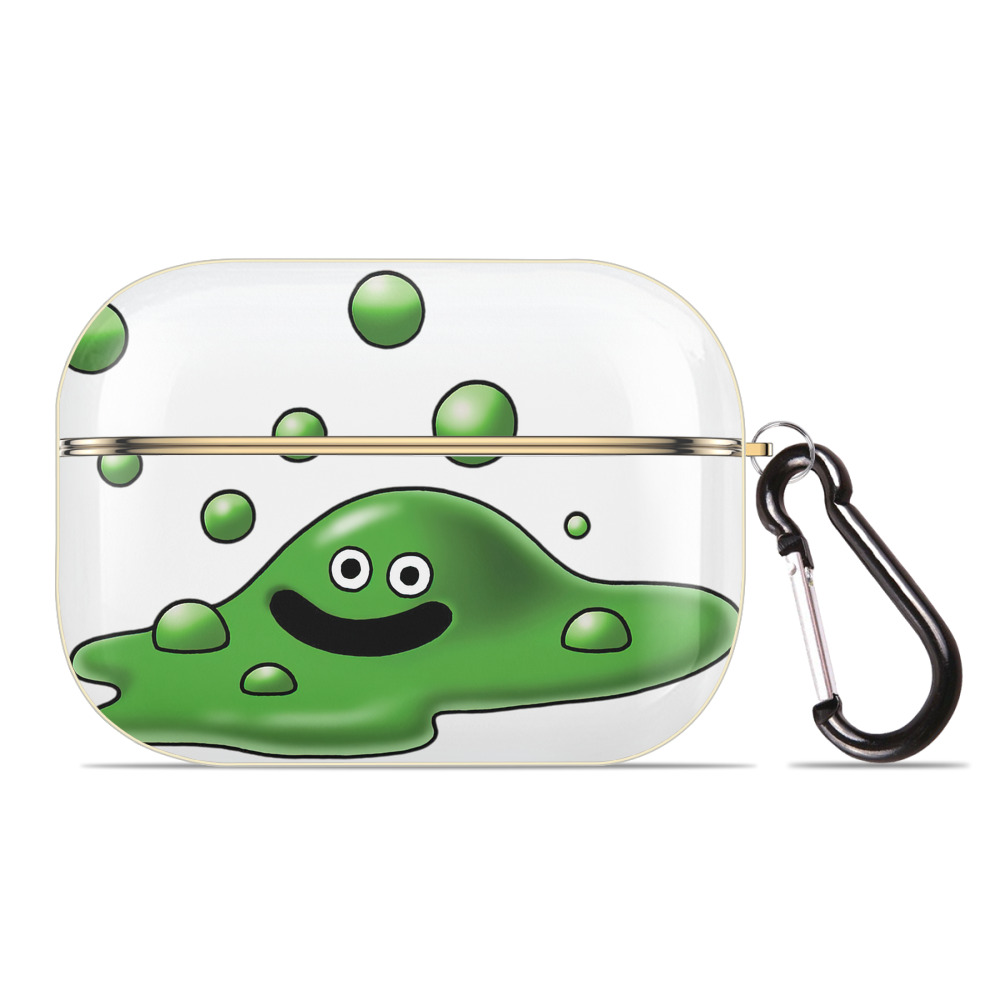 （画像用） ドラゴンクエスト Doragon Kuesuto Dragon Quest 【AirPods Pro用】ハードシェル保護ケース｜耐衝撃・防指紋・カラビナ付き商品仕様