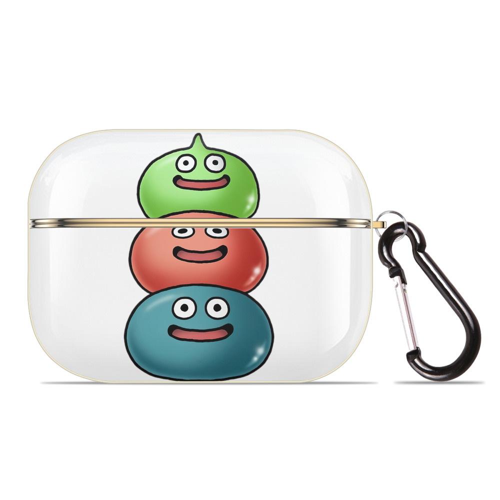 （画像用） ドラゴンクエスト Doragon Kuesuto Dragon Quest 【AirPods Pro用】ハードシェル保護ケース｜耐衝撃・防指紋・カラビナ付き商品仕様