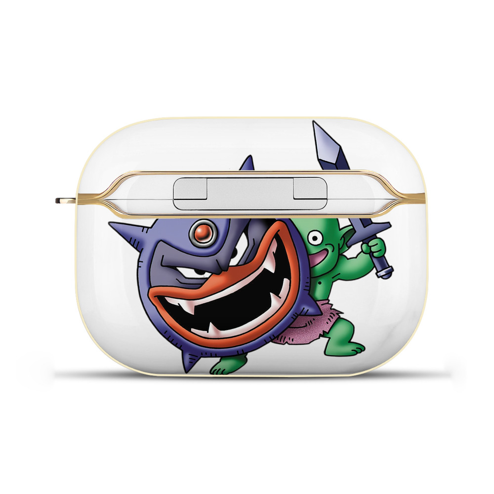 （画像用） ドラゴンクエスト Doragon Kuesuto Dragon Quest 【AirPods Pro用】ハードシェル保護ケース｜耐衝撃・防指紋・カラビナ付き商品仕様