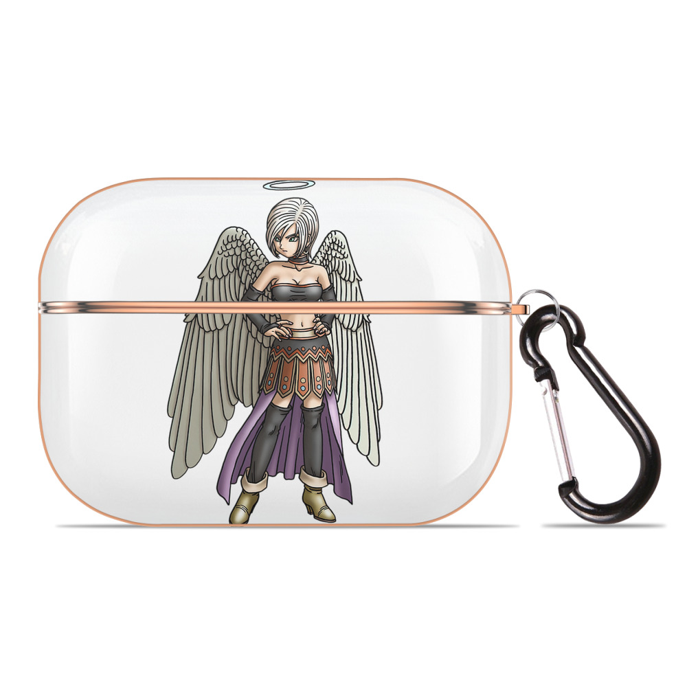 （画像用） ドラゴンクエスト Doragon Kuesuto Dragon Quest 【AirPods Pro用】ハードシェル保護ケース｜耐衝撃・防指紋・カラビナ付き商品仕様