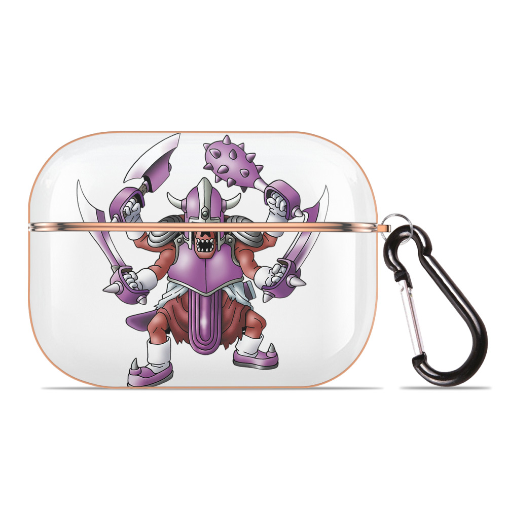 （画像用） ドラゴンクエスト Doragon Kuesuto Dragon Quest 【AirPods Pro用】ハードシェル保護ケース｜耐衝撃・防指紋・カラビナ付き商品仕様