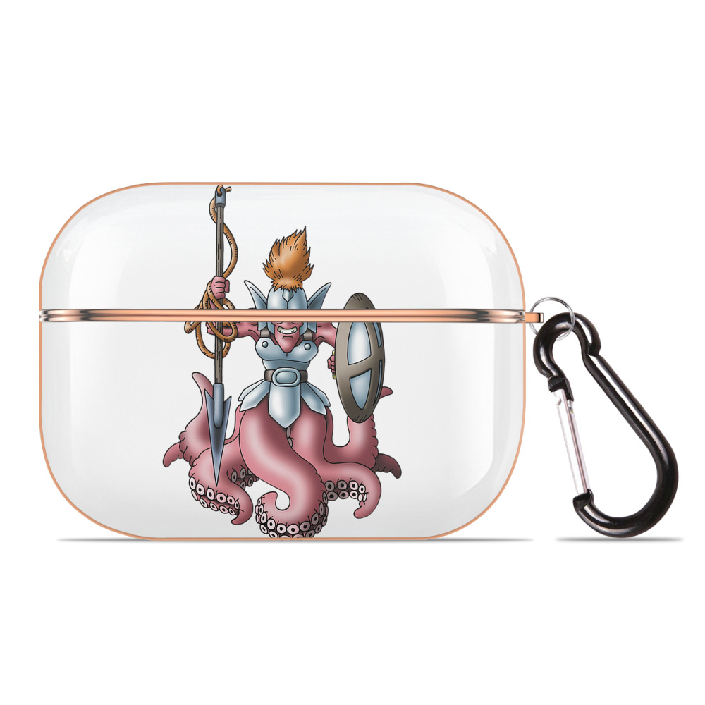 （画像用） ドラゴンクエスト Doragon Kuesuto Dragon Quest 【AirPods Pro用】ハードシェル保護ケース｜耐衝撃・防指紋・カラビナ付き商品仕様