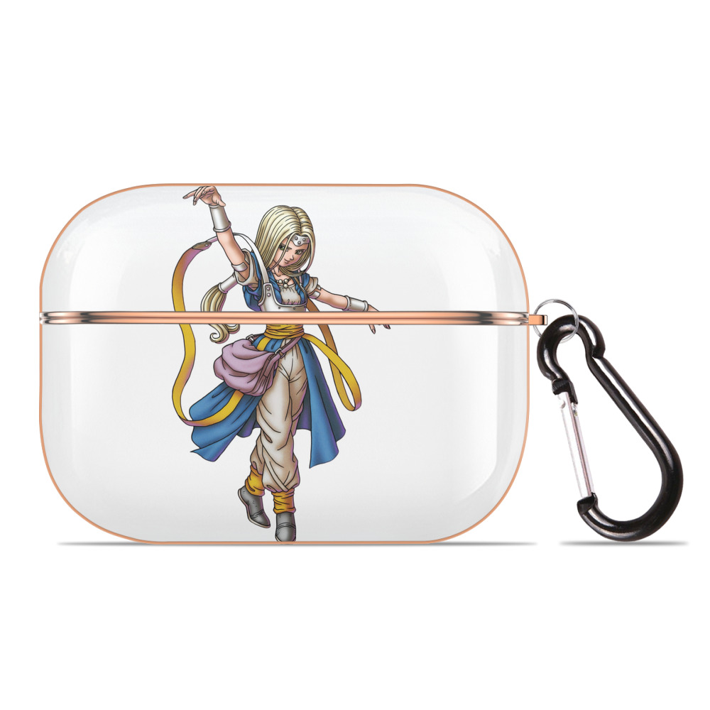 （画像用） ドラゴンクエスト Doragon Kuesuto Dragon Quest 【AirPods Pro用】ハードシェル保護ケース｜耐衝撃・防指紋・カラビナ付き商品仕様