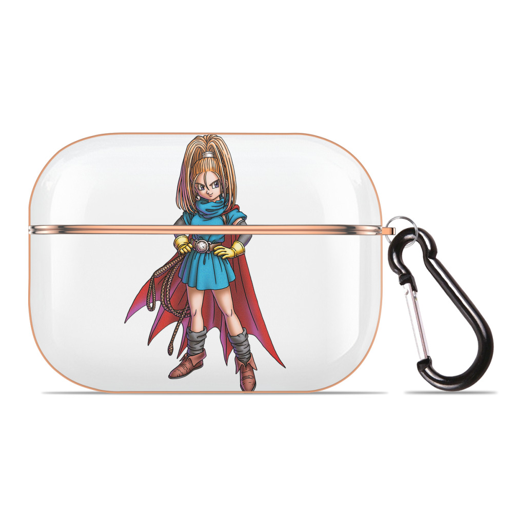 （画像用） ドラゴンクエスト Doragon Kuesuto Dragon Quest 【AirPods Pro用】ハードシェル保護ケース｜耐衝撃・防指紋・カラビナ付き商品仕様