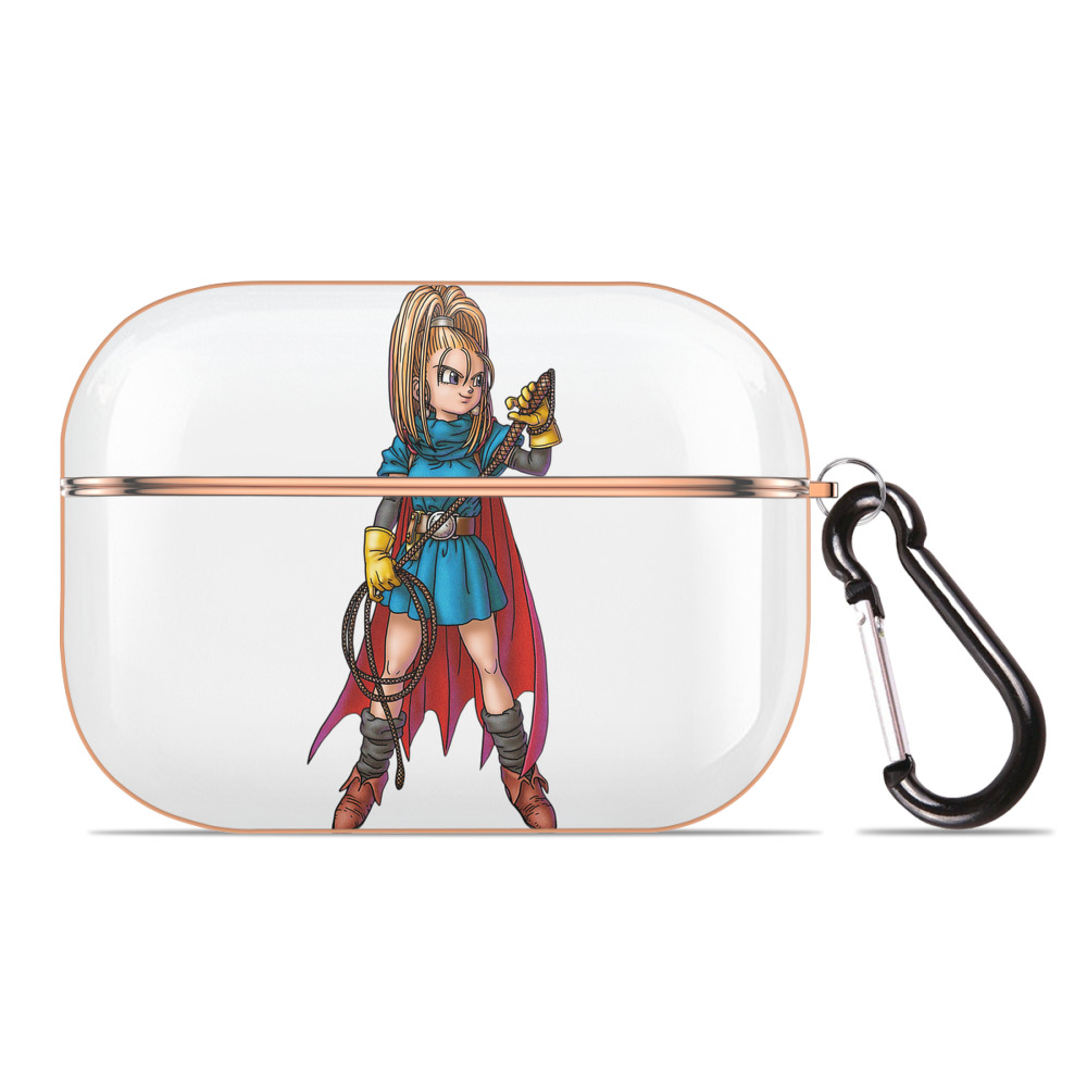 （画像用） ドラゴンクエスト Doragon Kuesuto Dragon Quest 【AirPods Pro用】ハードシェル保護ケース｜耐衝撃・防指紋・カラビナ付き商品仕様
