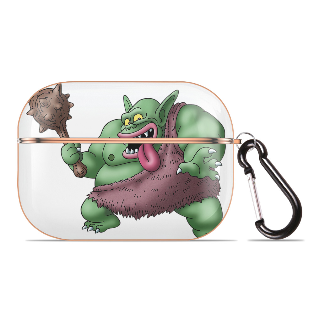 （画像用） ドラゴンクエスト Doragon Kuesuto Dragon Quest 【AirPods Pro用】ハードシェル保護ケース｜耐衝撃・防指紋・カラビナ付き商品仕様