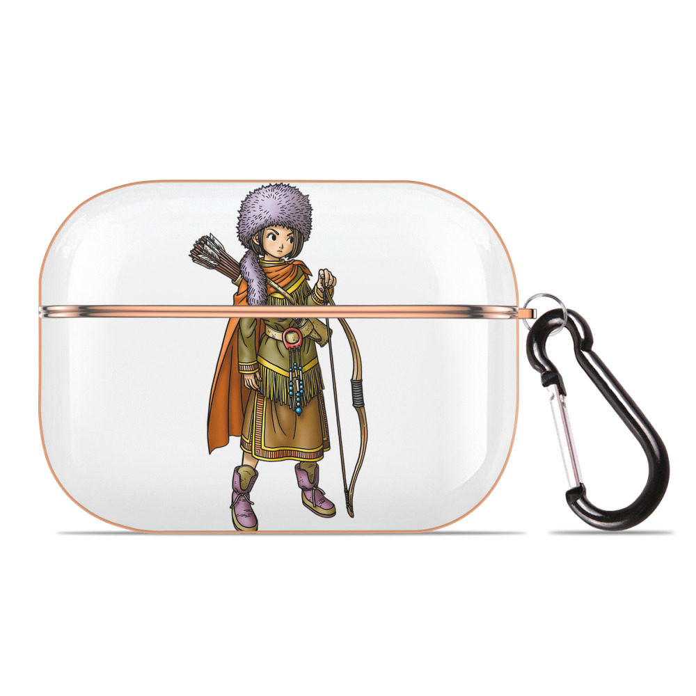 （画像用） ドラゴンクエスト Doragon Kuesuto Dragon Quest 【AirPods Pro用】ハードシェル保護ケース｜耐衝撃・防指紋・カラビナ付き商品仕様