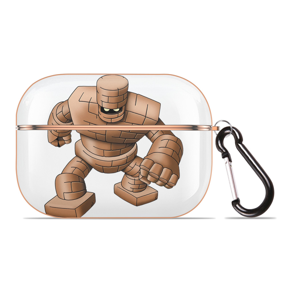 （画像用） ドラゴンクエスト Doragon Kuesuto Dragon Quest 【AirPods Pro用】ハードシェル保護ケース｜耐衝撃・防指紋・カラビナ付き商品仕様