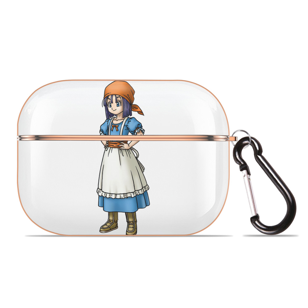 （画像用） ドラゴンクエスト Doragon Kuesuto Dragon Quest 【AirPods Pro用】ハードシェル保護ケース｜耐衝撃・防指紋・カラビナ付き商品仕様