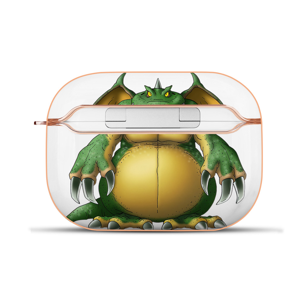 （画像用） ドラゴンクエスト Doragon Kuesuto Dragon Quest 【AirPods Pro用】ハードシェル保護ケース｜耐衝撃・防指紋・カラビナ付き商品仕様