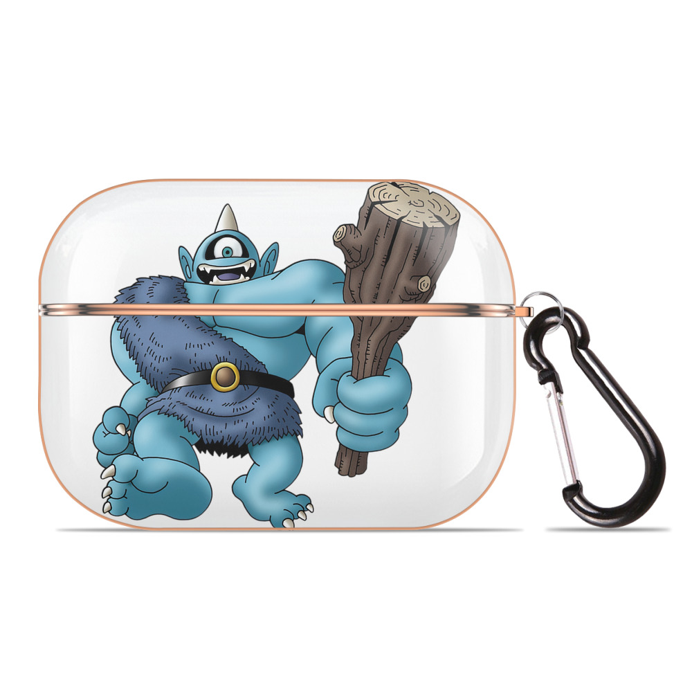 （画像用） ドラゴンクエスト Doragon Kuesuto Dragon Quest 【AirPods Pro用】ハードシェル保護ケース｜耐衝撃・防指紋・カラビナ付き商品仕様